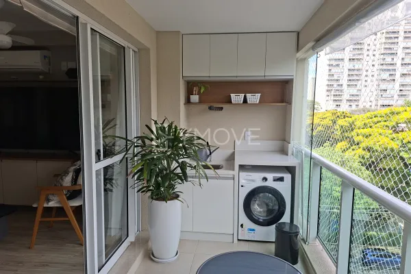 Apartamento para alugar com 1 quarto no Brooklin Paulista, São Paulo — foto 2