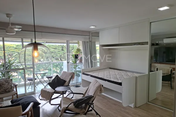 Apartamento para alugar com 1 quarto no Brooklin Paulista, São Paulo — foto 4