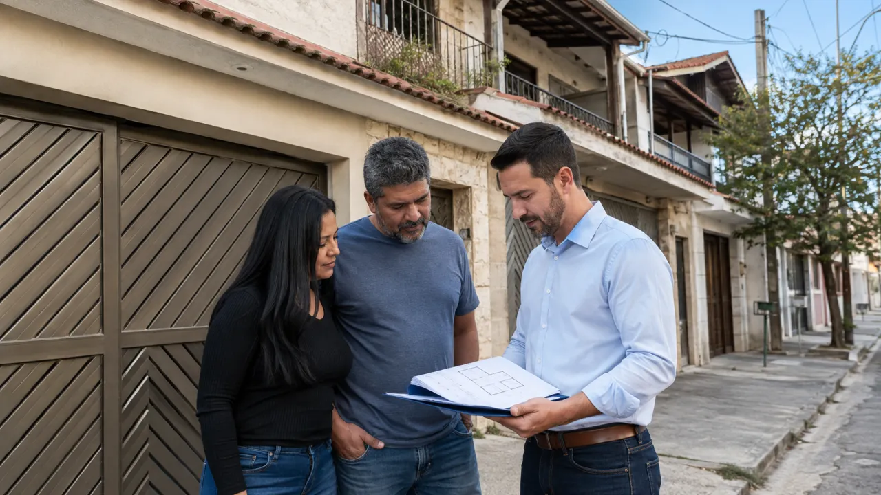 Proprietários verificando documentos para regularizar casa na Vila Formosa